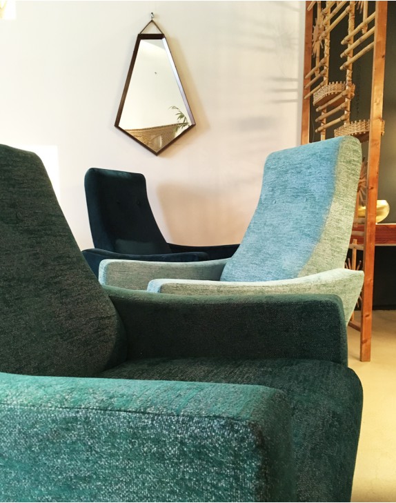 Un fauteuil bleu