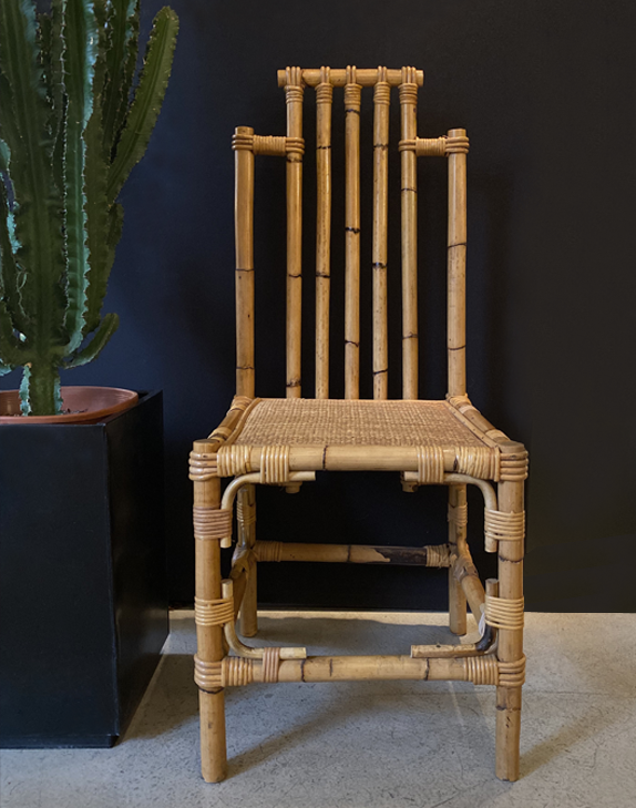 Chaise en bambou