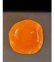 Plat orange céramique