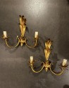 Paire d'applique dans le goût de JANSEN