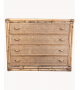 Commode en bambou et rotin