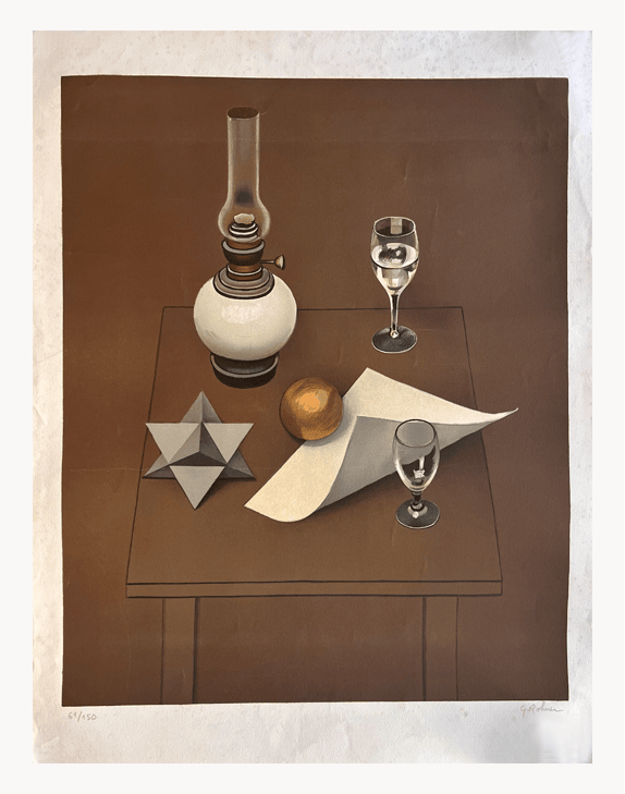 Lithographie Georges Rohner