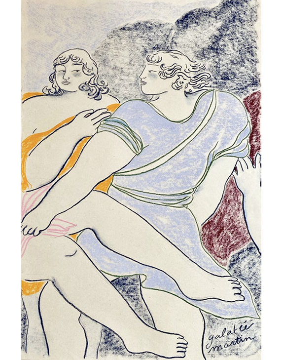 Tableau Rome, Galatée Martin