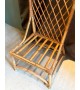 Paire de chaises basses en rotin