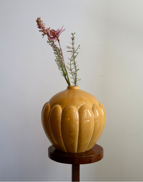 Vase boule en céramique