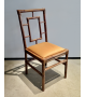 Chaise de bambou et tissu