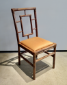 Chaise de bambou et tissu