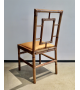 Chaise de bambou et tissu