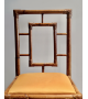 Chaise de bambou et tissu