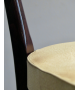 Lot chaises de bois et skaï