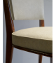 Lot chaises de bois et skaï