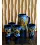 Carafe et verres en céramique