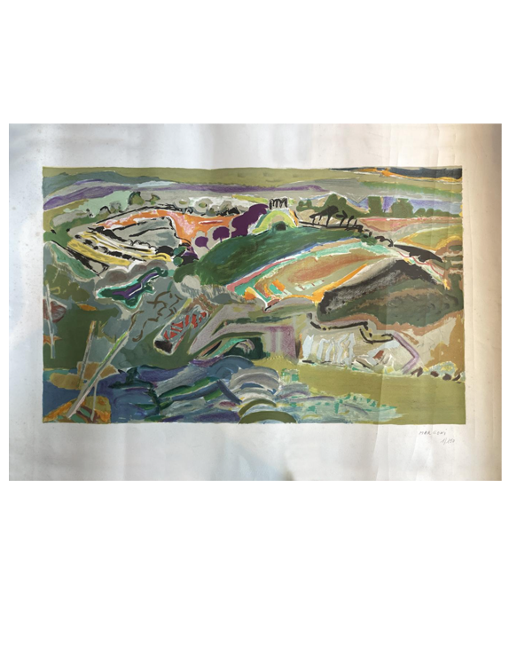 Lithographie de Denise Margoni