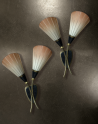 Paire d’appliques murales double