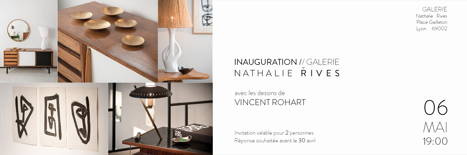 Inauguration Galerie Nathalie Rives